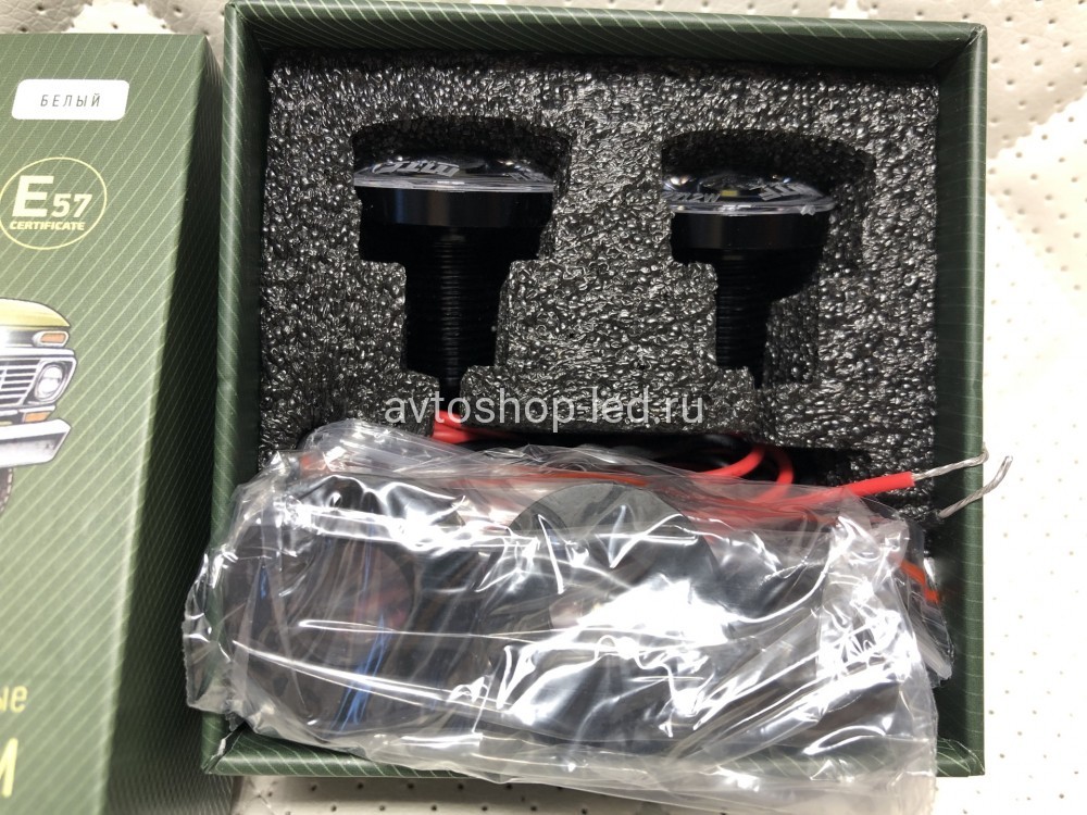 Габаритные огни LED Белые MTF Light 12V 4 шт