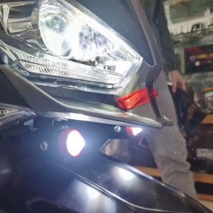 Мото Линзы фары LED 20W белый/желтый