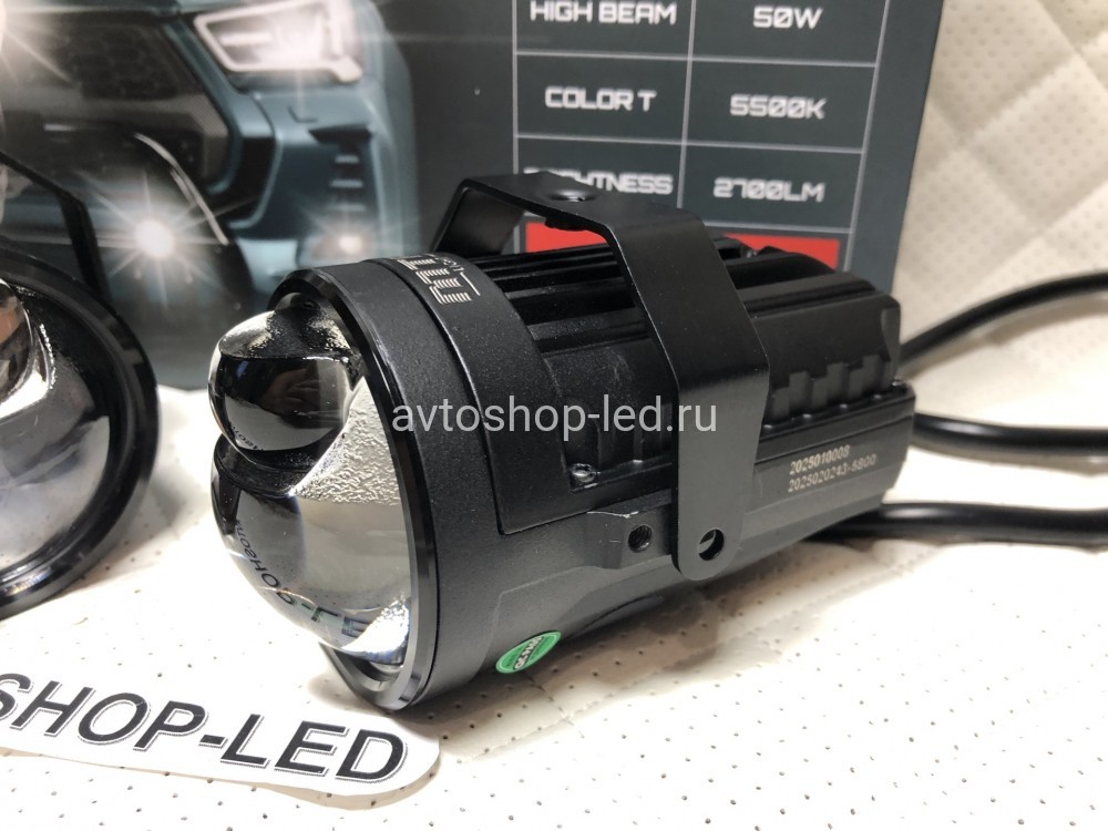 Фары Bi LED линзы MTF-Light Авто/ Мото 12V
