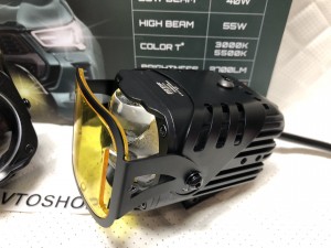 Фары Bi LED Линзы MTF-Light 2 режима 12V