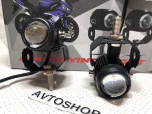 Фары Bi LED линзы авто/мото 20W 12/24V