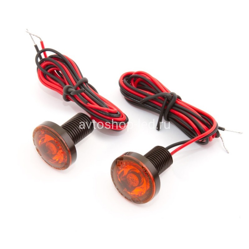 Габаритные огни LED Желтые MTF Light 12V 4 шт
