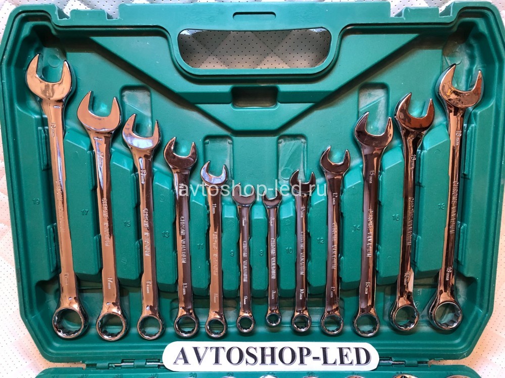 Набор инструментов ключей и головок 61 предмет копия №1770215696