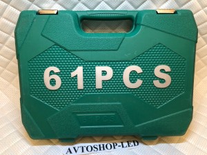 Набор инструментов ключей и головок 61 предмет копия №1770215696