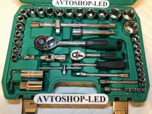 Набор инструментов ключей и головок 61 предмет копия №1770215696