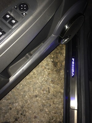 Накладки на пороги Лада Приора с подсветкой копия №1770216119