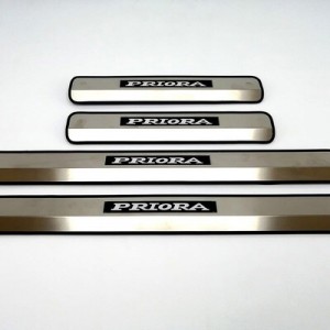 Накладки на пороги Лада Приора с подсветкой копия №1770216119