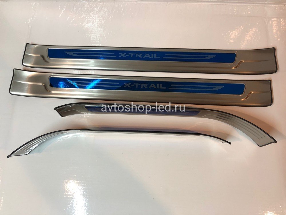 Накладки на пороги Nissan X-Trail T32 копия №1770216192