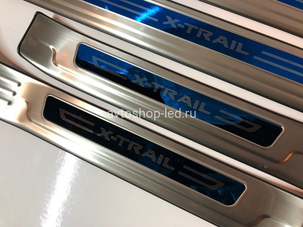 Накладки на пороги Nissan X-Trail T32 копия №1770216192