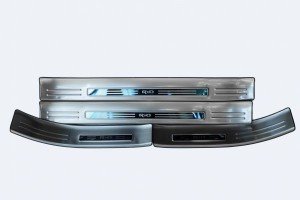 Накладки на пороги Киа Рио 2017 копия №1770216199