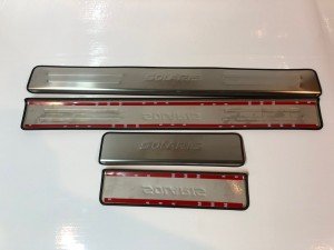 Накладки на пороги Hyundai Solaris 2010-2017 копия №1770216217