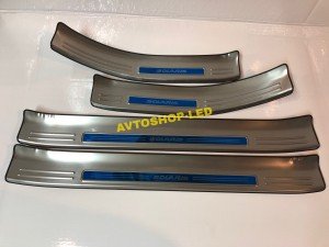 Накладки на пороги Hyundai Solaris c 2017 копия №1770216221