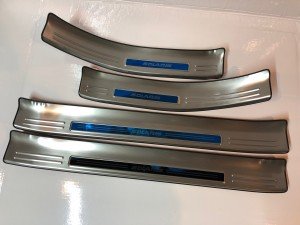 Накладки на пороги Hyundai Solaris c 2017 копия №1770216221