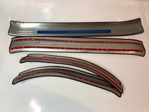 Накладки на пороги Hyundai Solaris c 2017 копия №1770216221