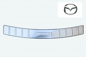 Накладка на задний бампер Mazda 6 2013 копия №1770216282