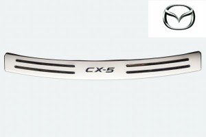 Накладка на задний бампер Mazda СХ-5 копия №1770216299