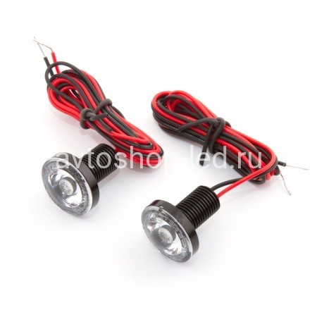 Габаритные огни LED Белые MTF Light 24V 10 шт