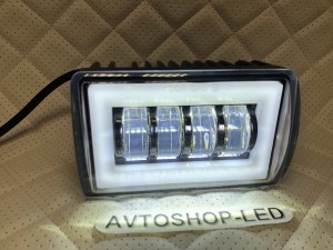 Фара светодиодная LED с дхо 50W 12/24V