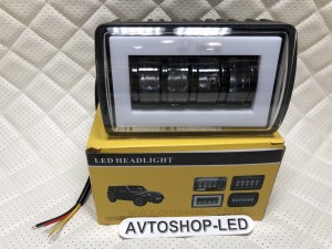 Фара светодиодная LED с дхо 50W 12/24V