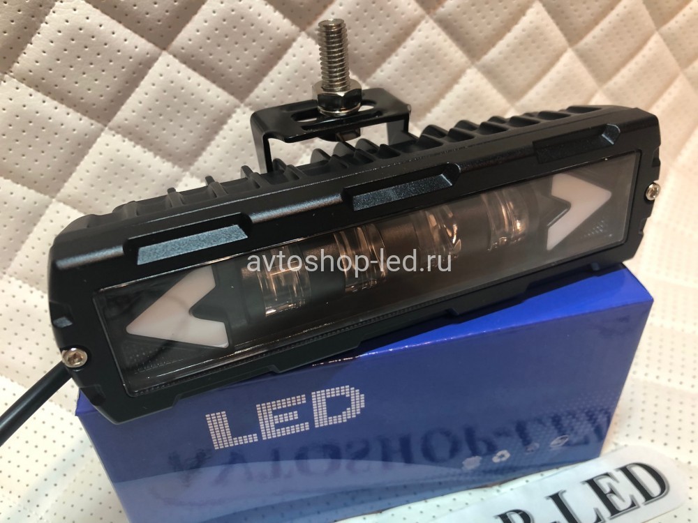 Фары светодиодные led с дхо 40W 12/24V 2 шт