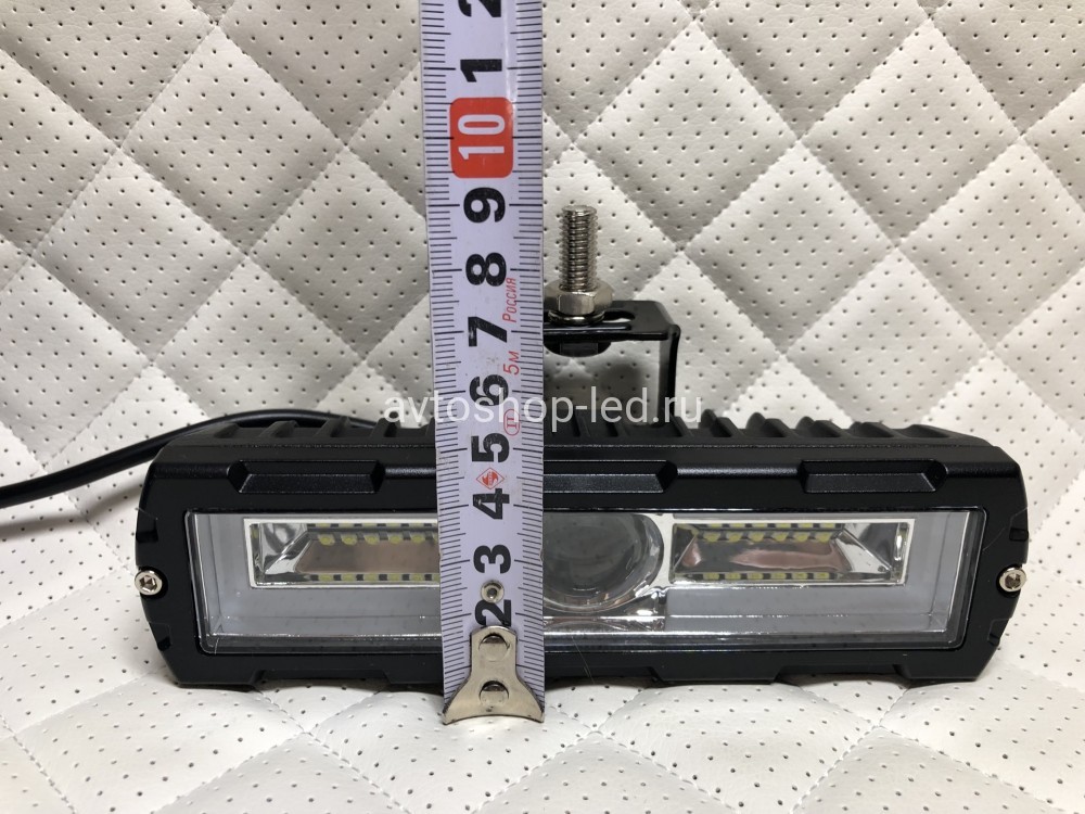 Фара светодиодная линза с дхо 25W 12/24V