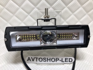Фара светодиодная линза с дхо 25W 12/24V