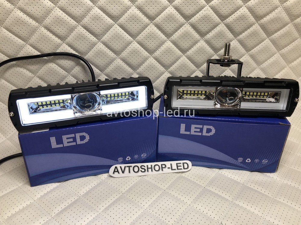 Фары светодиодные с линзой с дхо 25W 12/24V 2 шт