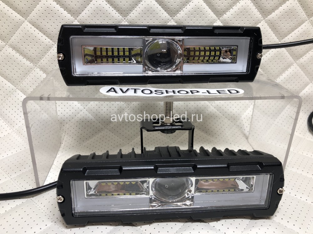 Фары светодиодные с линзой с дхо 25W 12/24V 2 шт