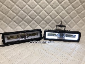 Фары светодиодные с линзой с дхо 25W 12/24V 2 шт