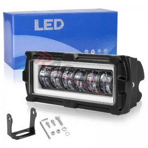 Фара светодиодная 30W с дхо 12/24V