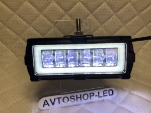 Фары светодиодные 30W с дхо 12/24V 2 шт