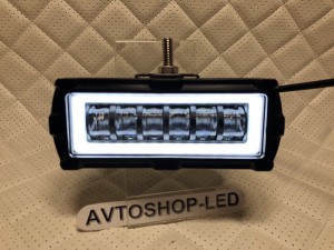 Фары светодиодные 30W с дхо 12/24V 2 шт