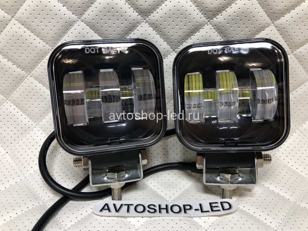 Фары светодиодные 5 LED 50W 12/24V