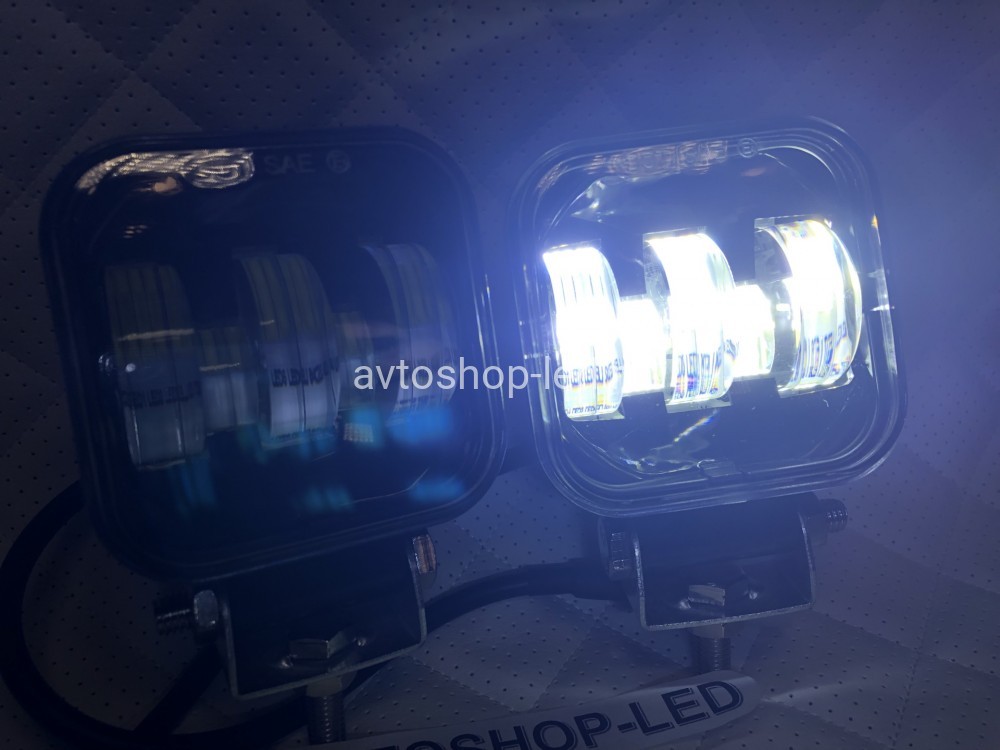 Фары светодиодные 5 LED 50W 12/24V