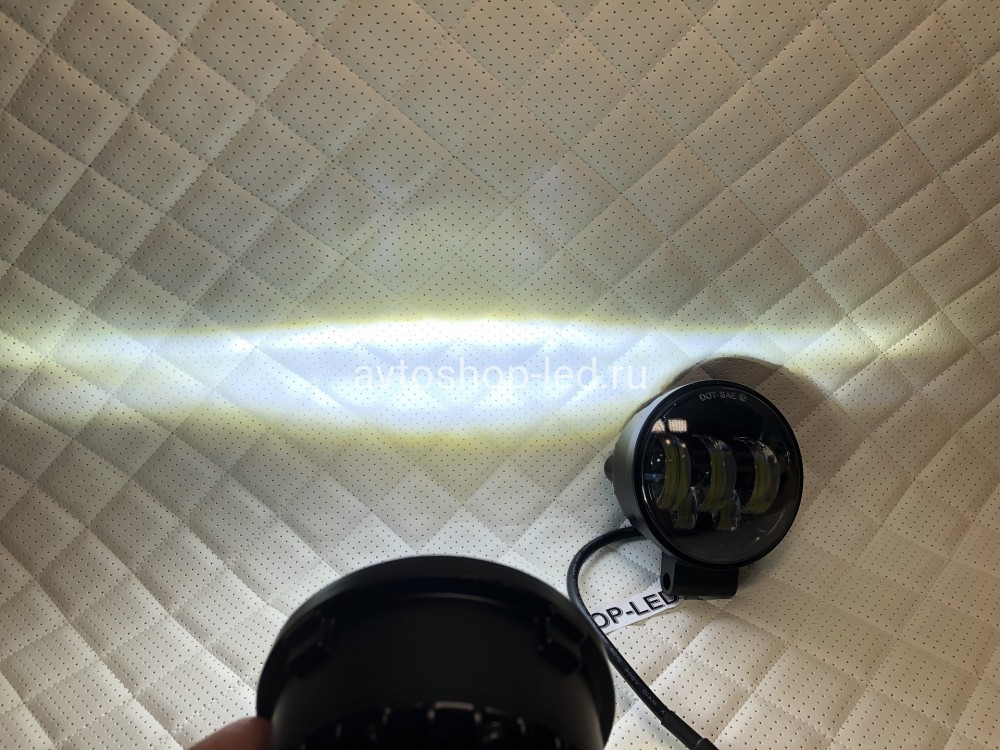 Фары светодиодные круглые 5 LED 50W 12/24V