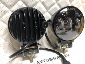 Фары светодиодные круглые 5 LED 50W 12/24V