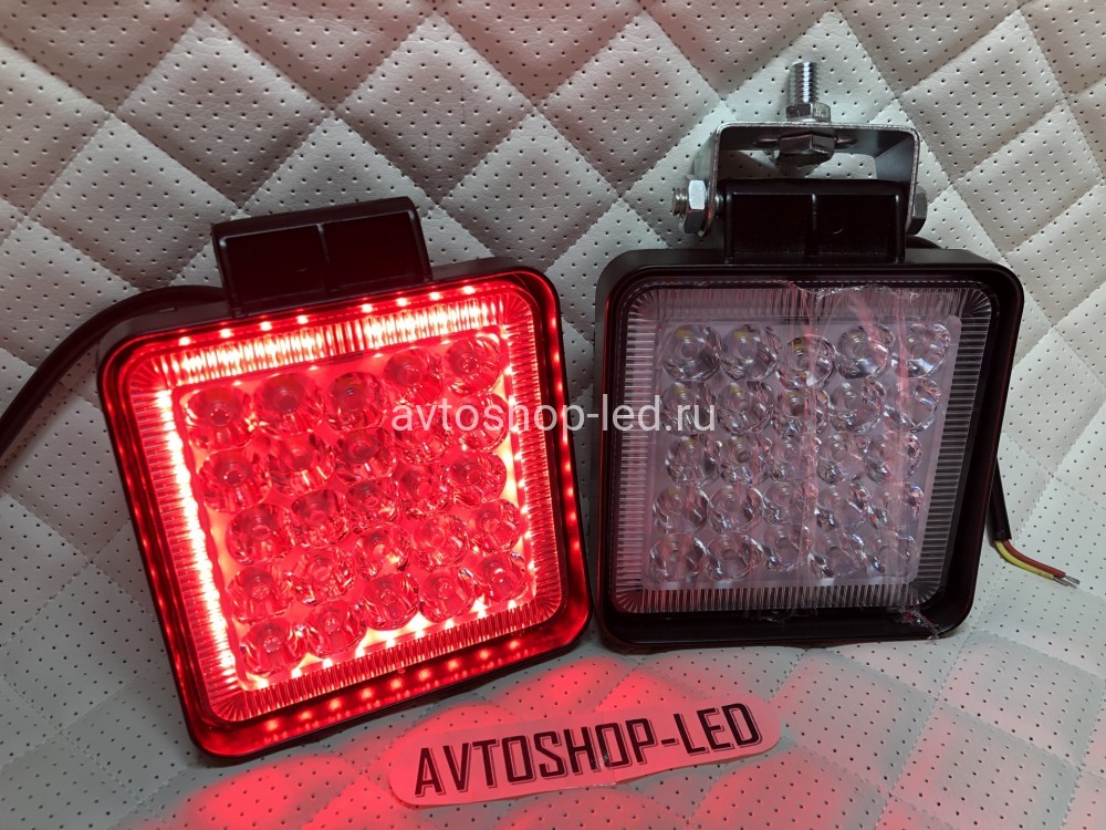 Фары LED заднего хода с красным дхо 25W 12/24V