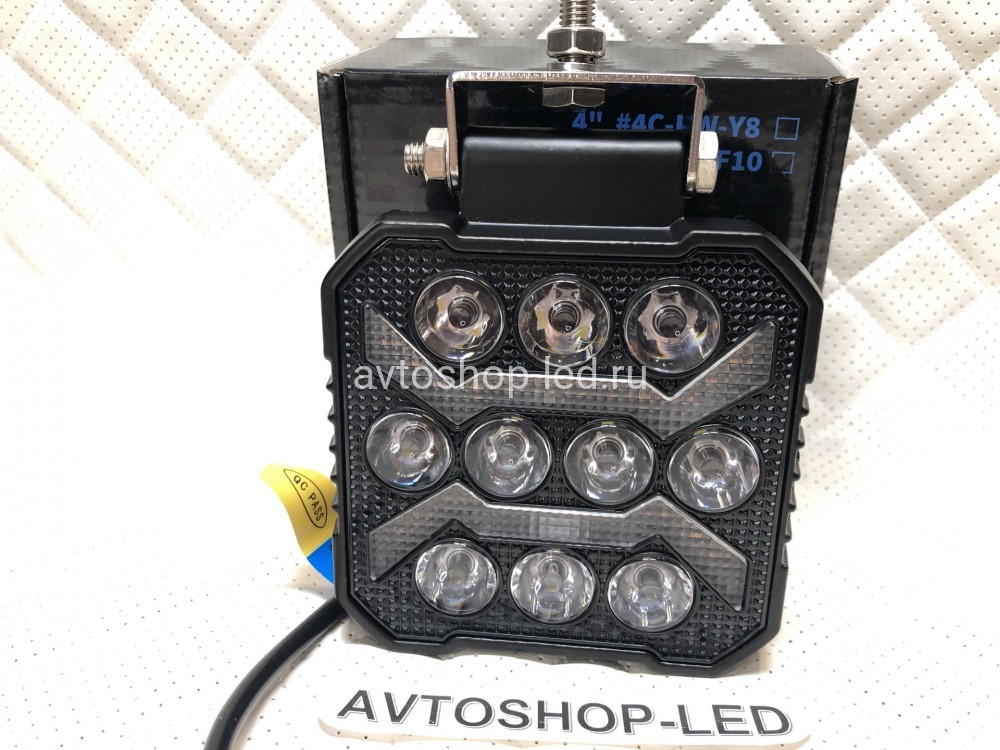 Фара светодиодная рабочего света с желтым дхо 50W 12/24V