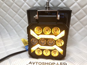 Фара светодиодная рабочего света с желтым дхо 50W 12/24V