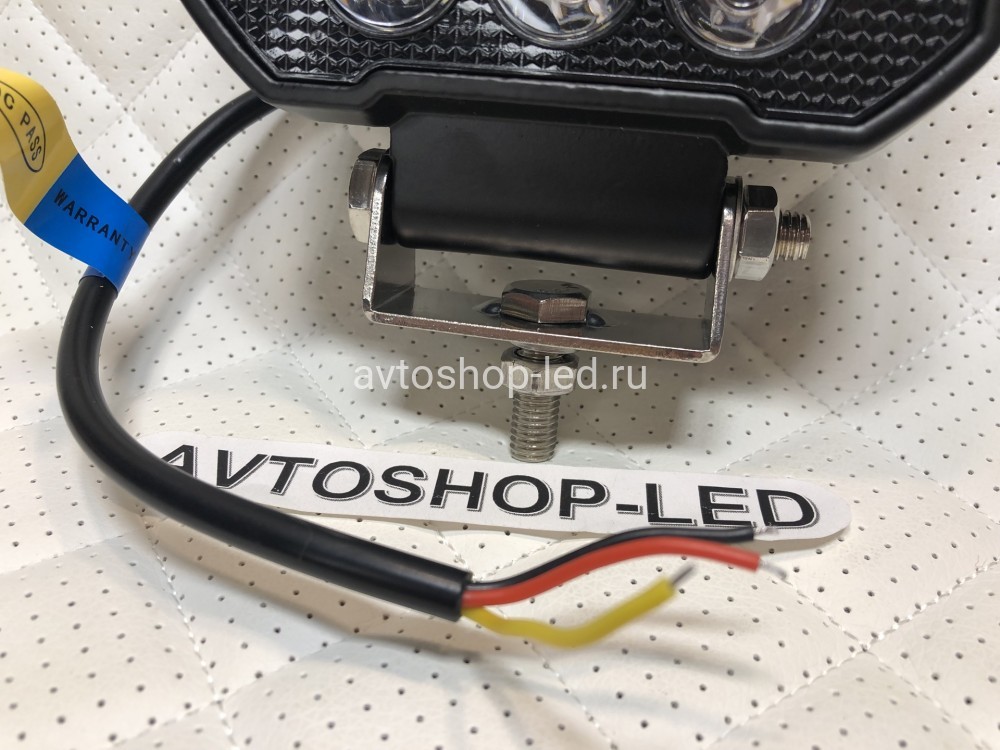 Фары LED рабочего света с желтым дхо 50W 12/24V 2 шт