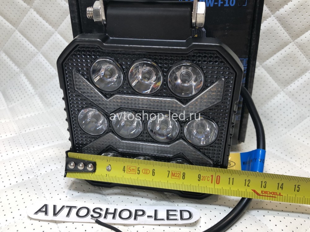 Фары LED рабочего света с желтым дхо 50W 12/24V 4 шт