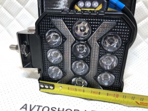 Фары LED рабочего света с желтым дхо 50W 12/24V 4 шт