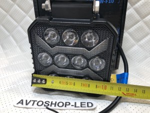 Фары LED рабочего света с желтым дхо 50W 12/24V 6 шт