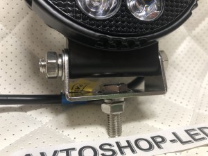 Фары светодиодные с желтым дхо рабочий свет 40W 12/24V 6 шт