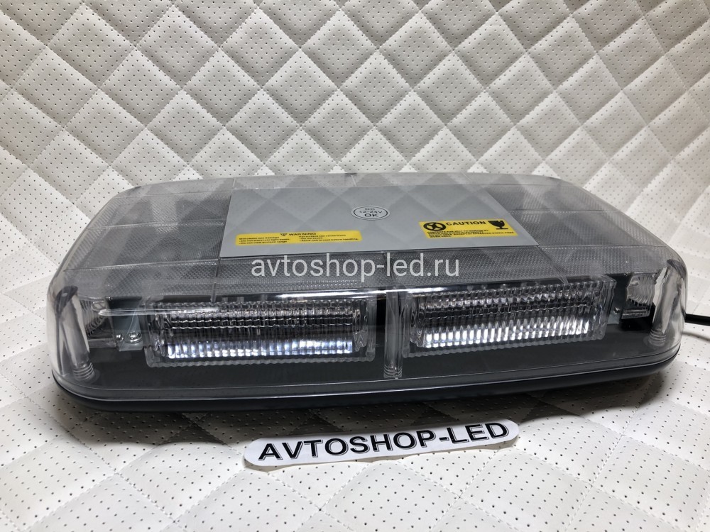 Маяк светодиодный желтый яркий LED 10-30V 31 см