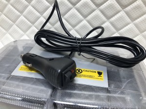 Маяк светодиодный желтый яркий LED 10-30V 31 см