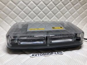 Маяк светодиодный желтый яркий LED 10-30V 31 см