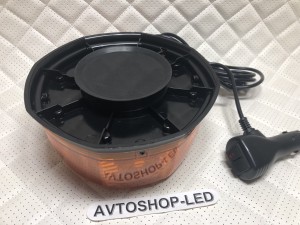 Светодиодный маяк желтый яркий 32 LED E20 12/24V