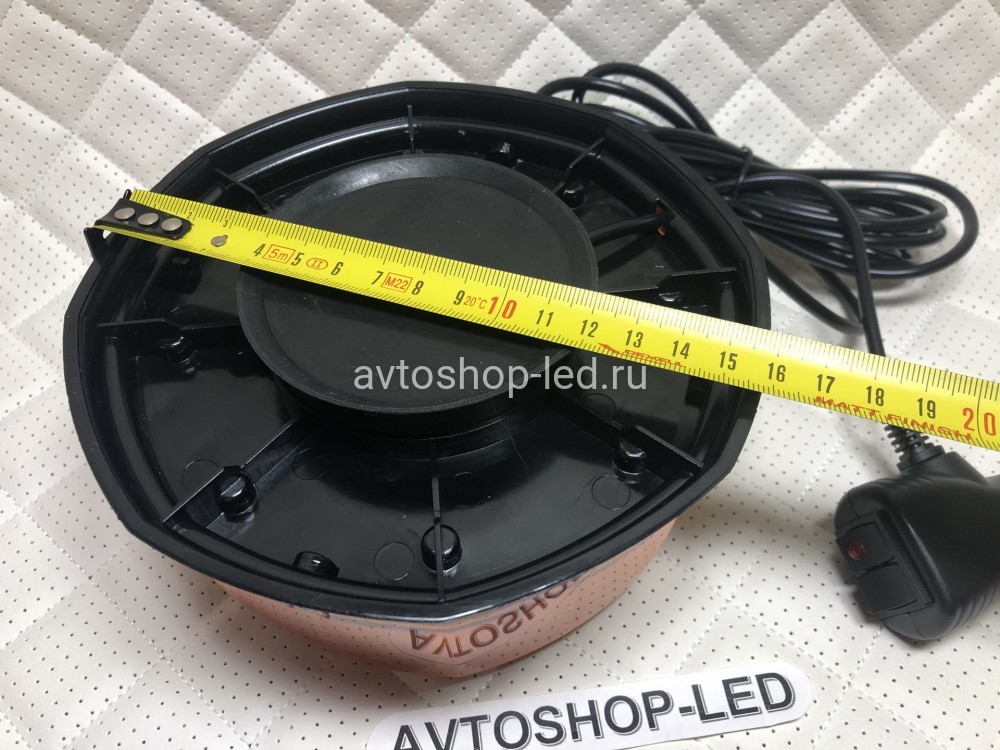 Светодиодный маяк желтый яркий 32 LED E20 12/24V