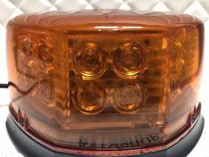 Светодиодный маяк желтый яркий 32 LED E20 12/24V